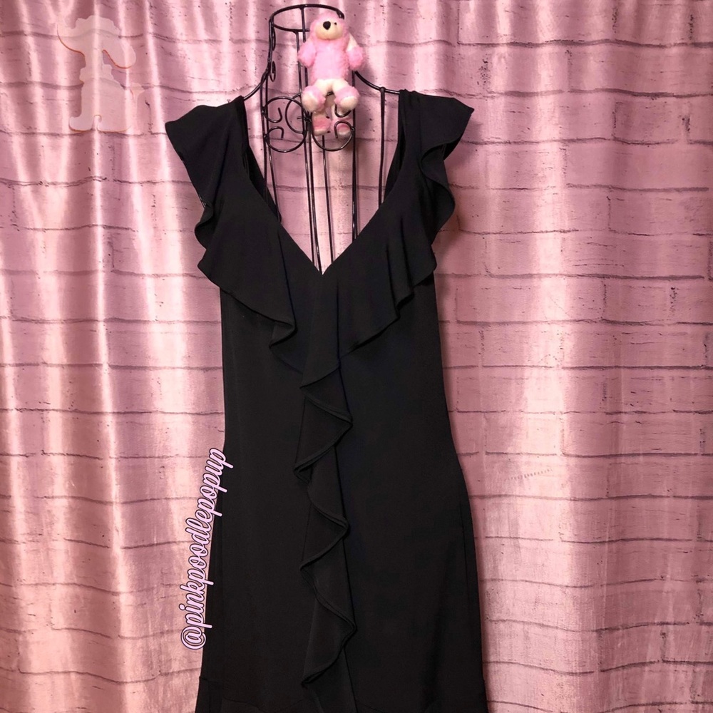 White House Black Market Black Sleeveless Dress - Picture 5 of 6